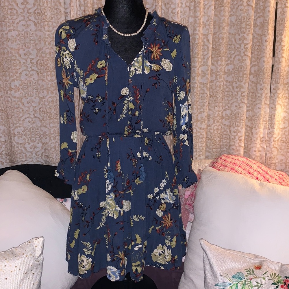 American Rag Size XS Boho Long Sleeve Dress